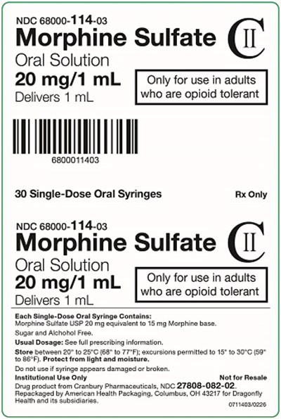 20 mg 1 mL Morphine Sulfate Oral Solution Carton.jpg (20 mg 1 mL Morphine Sulfate Oral Solution Carton)